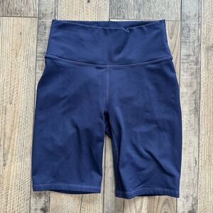 Fabletics Powerhold‎ Active Navy Blue Womens Biking Shorts- Size XS